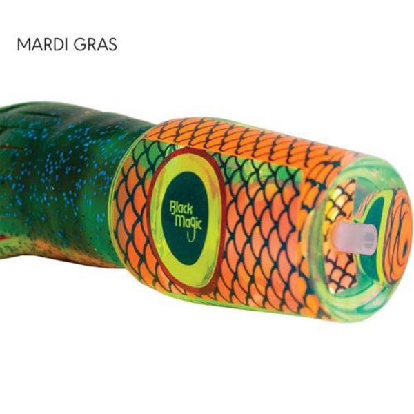 BLACK MAGIC SUPER STRIPEY XT MARDI GRAS LURE GAME 11" SINGLE RIGGED Carousel 2