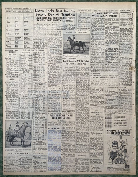 OLD NEWSPAPER: Manawatu Evening Standard - Friday, 19 October 1962 Carousel 3