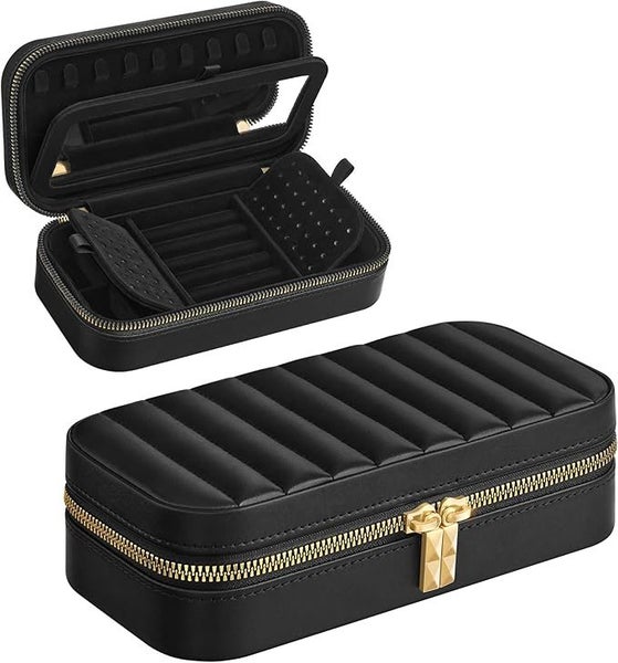 Jewellery Case Organiser - Black Carousel 1