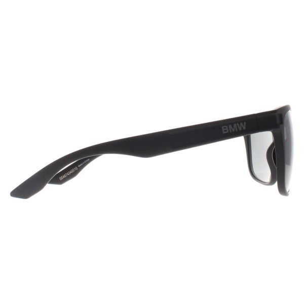 BMW Sunglasses BW0003 02D Matte Black Smoke Polarized Carousel 4