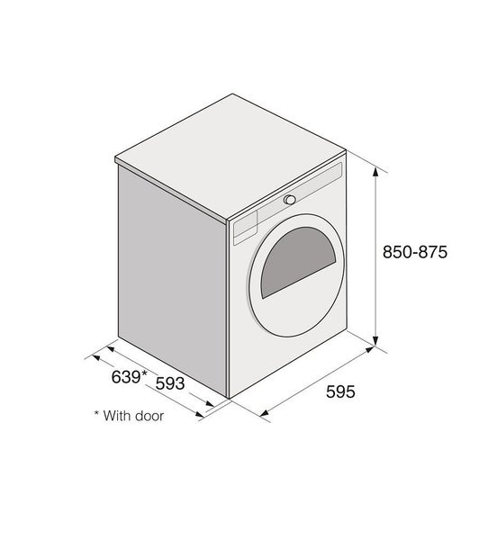 Asko 8kg Heat Pump Dryer T208HW Carousel 3