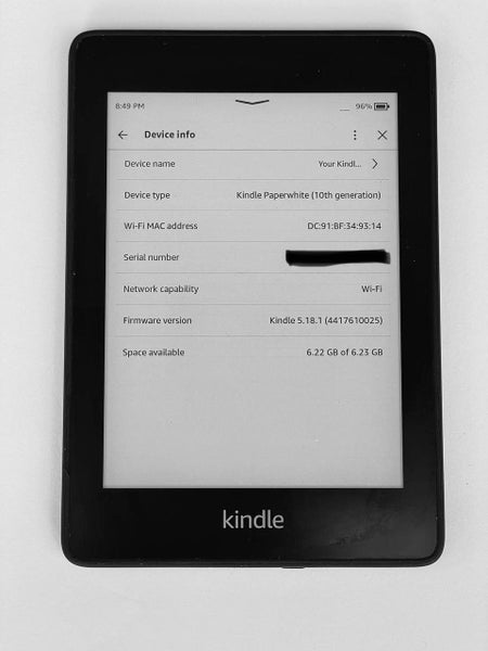 Kindle Paperwhite 10th gen 8GB PQ94WIF with brand new case and charge cable Carousel 2