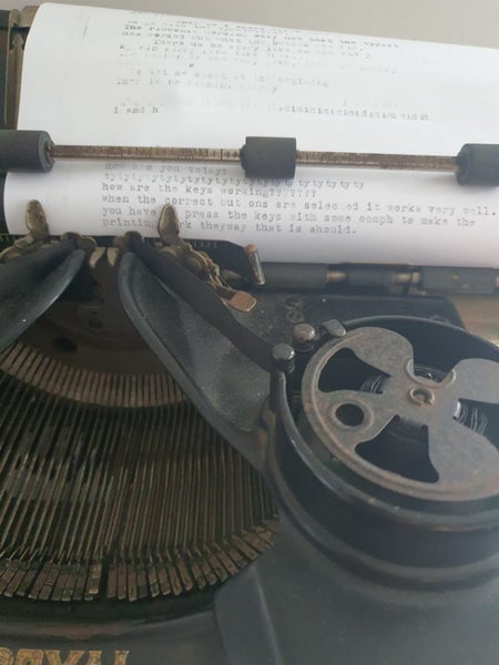 Antique Royal Typewriter Carousel 9