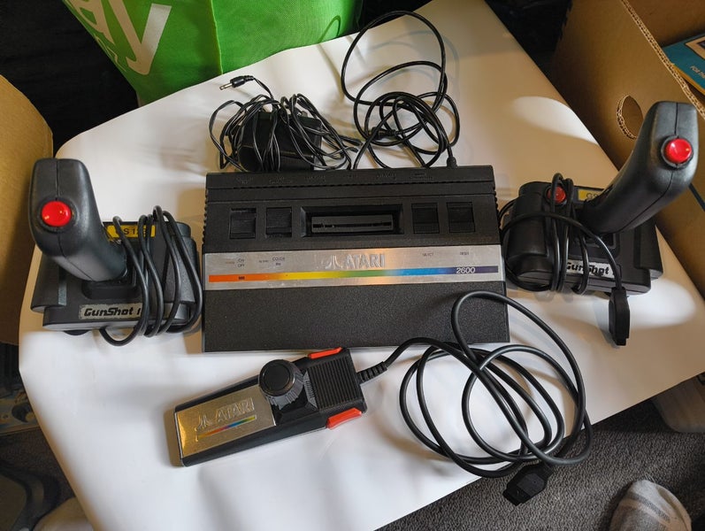 Atari 2600 Rainbow console with extras Carousel 1