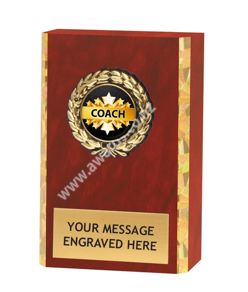 Wooden Backstand Trophy Carousel 1