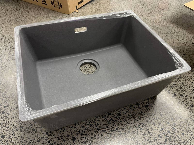 Franke Maris 520mm Single Bowl Flushmount Sink Stone Grey MRG210-52SG-B Carousel 2