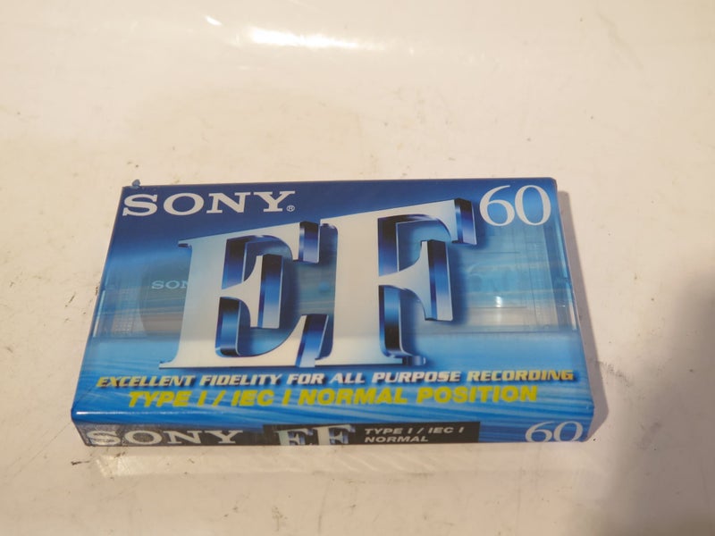 SONY C-60EFB EF 60-Minute Type I Blank Audio Cassette - NEW & SEALED Carousel 1