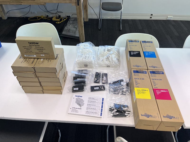 DTG Garment printer set up- BROTHER DTG Machine Carousel 11