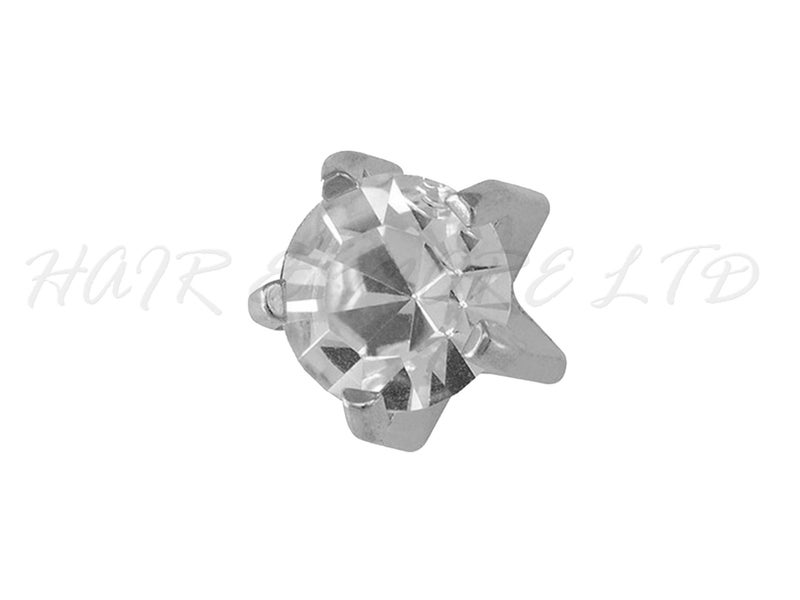 Studex Stainless Steel Earrings Cubic Zirconia,1 Pair - Regular Size MADE IN USA Carousel 1