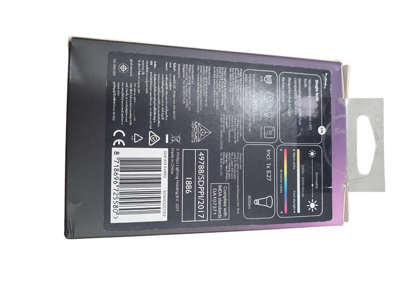Philips Hue White and Color Ambiance - Single Bulb A60 Carousel 2