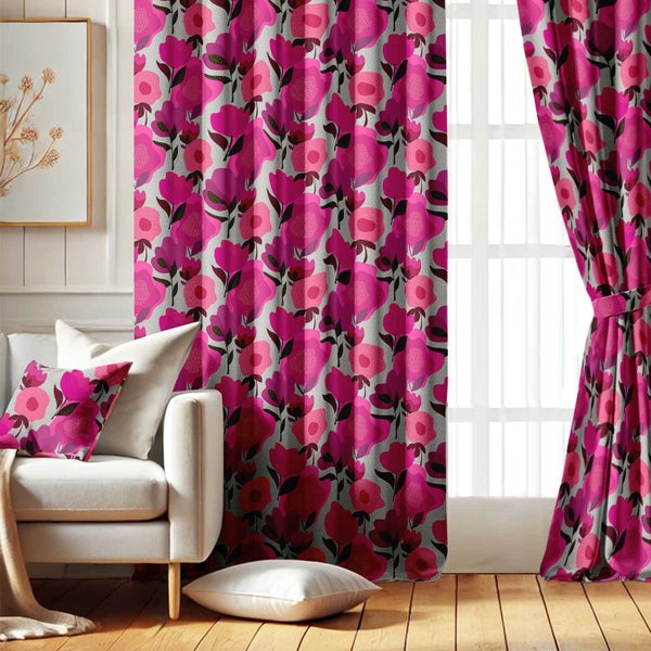 Vargottam Room Darkening Curtains - Set of 2 Panels, Grommet Top Blackout Drape Carousel 1