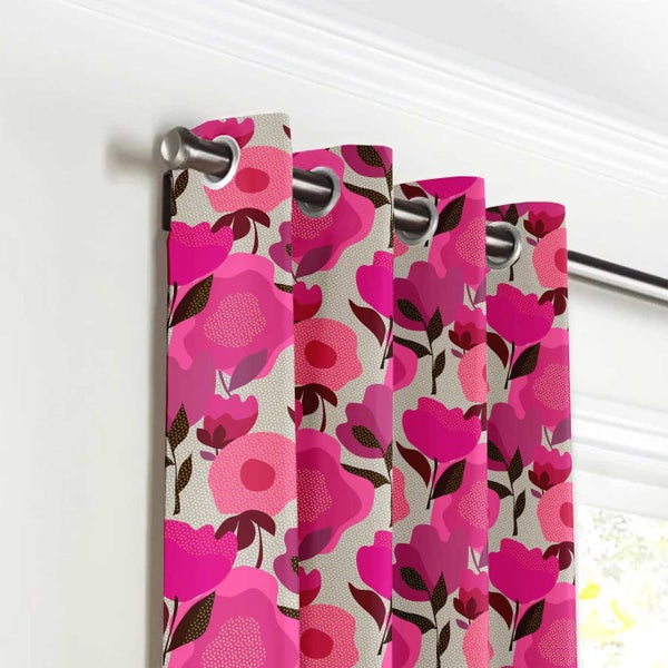 Vargottam Room Darkening Curtains - Set of 2 Panels, Grommet Top Blackout Drape Carousel 9