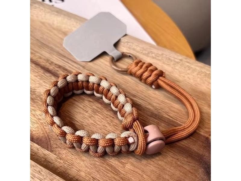 Handwoven Mobile Phone Lanyard Wrist Strap For Outdoor Sports Anti-drop Carousel 1