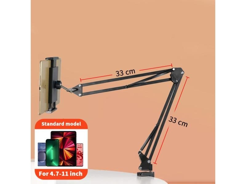 Universal Tablet Stand Clip Lazy Bracket Flexible Articulating Aluminum Arm Carousel 1