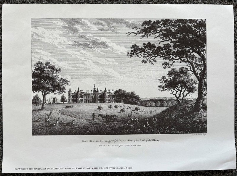 Hatfield House Engraving Copy Carousel 1