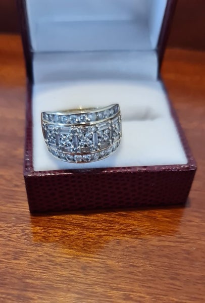 Diamond cluster ring is going to make her smile.62863853040899111