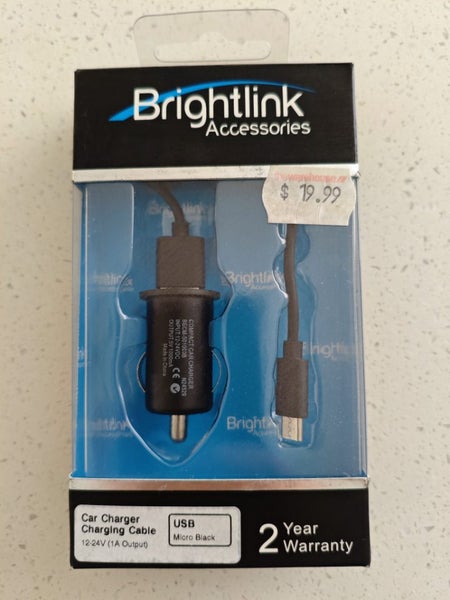 Brightlink Car Charger and USB micro cable $1 Carousel 1