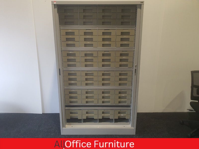 Large Tambour Filing Cabinet Carousel 1
