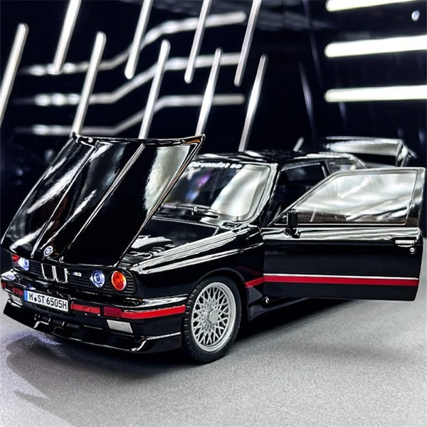 1:24 1988 BMW M3 E30 Alloy Sports Car Model Diecast Carousel 1