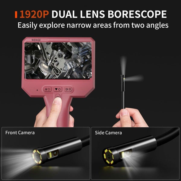 Dual Lens Borescope Camera Carousel 8