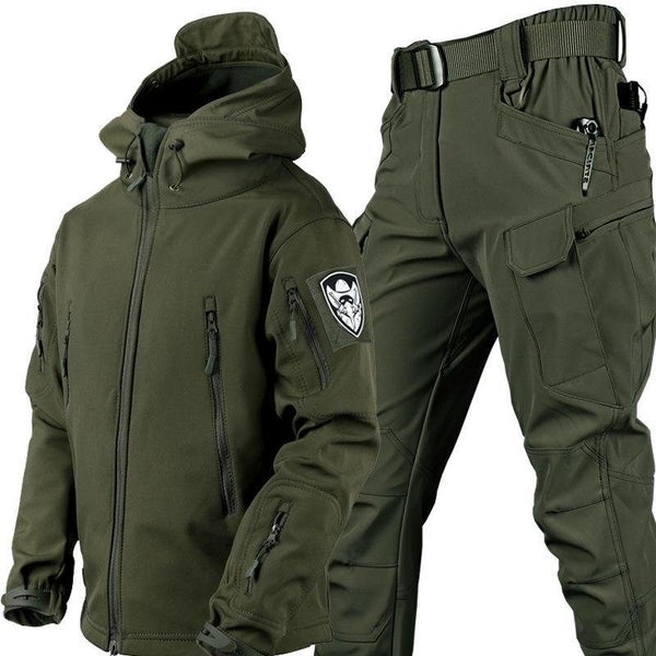 Military Tactical Soft Shell Jacket Coat Cargo Pants Suit Size M-3XL Carousel 1