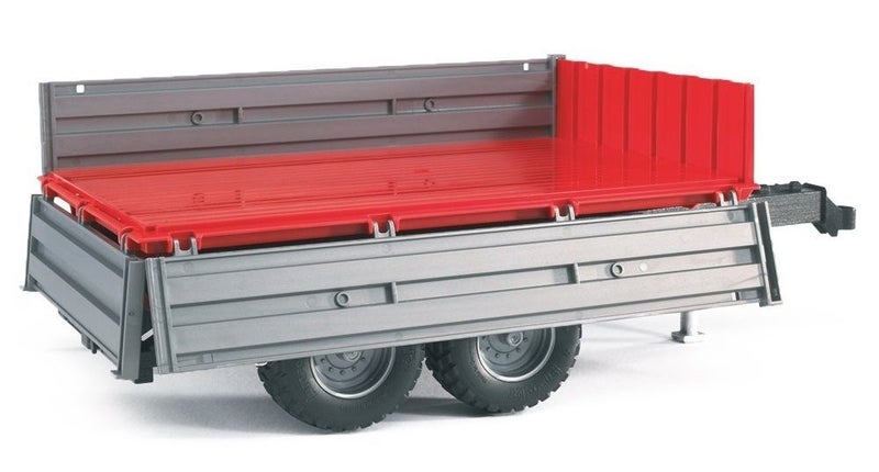 Bruder: Tipping Trailer - Red / Grey Carousel 2