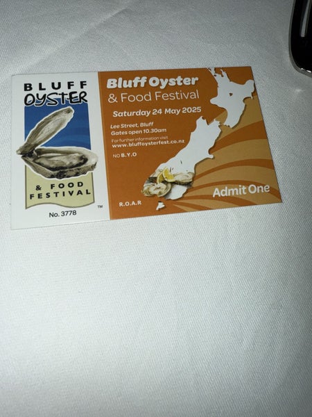 Bluff Oyster Festival Ticket Carousel 1