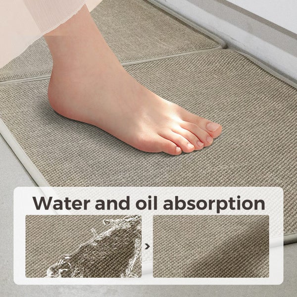 Kitchen Non Slip Floor Mat 2 Pieces Carousel 2