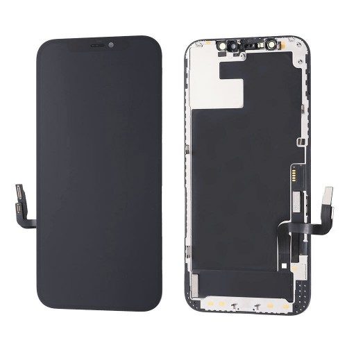 iPhone 12 Pro LCD Display & Touch Panel Black- Hard OLED Screen Carousel 1