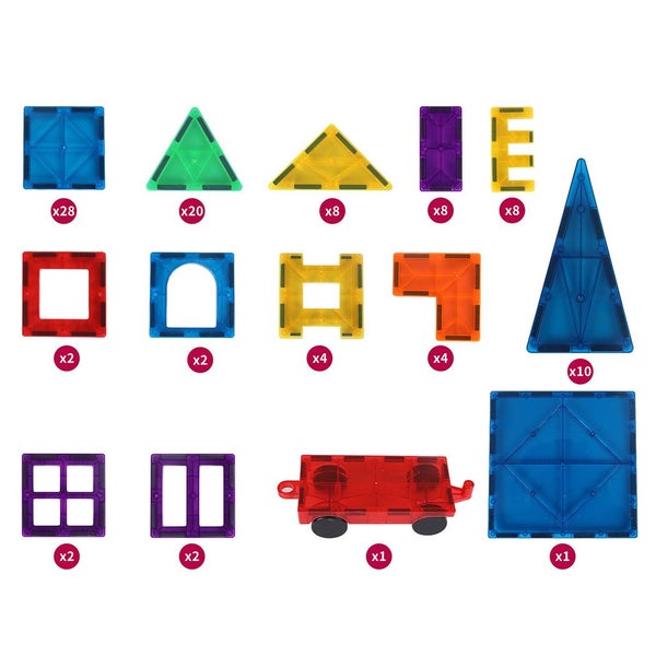 Bopeep Kids Magnetic Tiles Blocks Building Educational Toys Children Gift Play Carousel 9