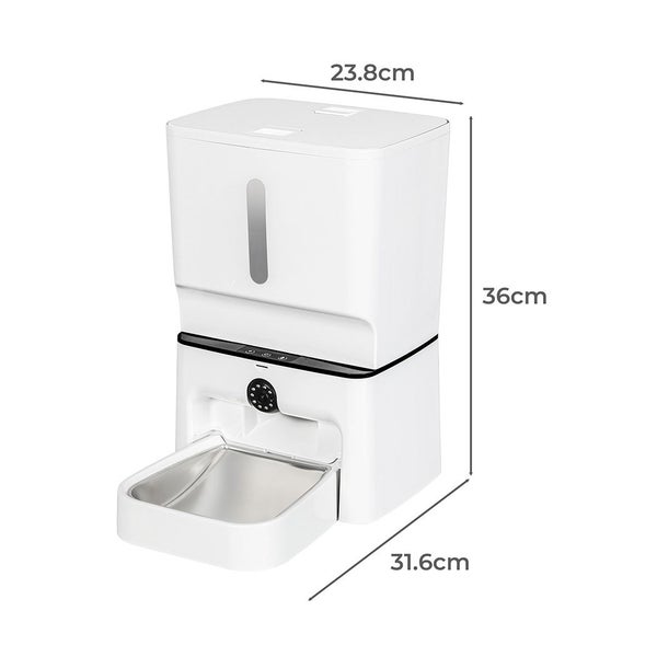 Pawz 2-in-1 Automatic Pet Feeder WiFi Camera Laser Toy Smart Dog Food Dispenser Carousel 10