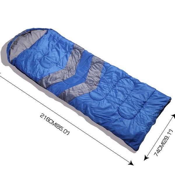 Mountview Single Sleeping Bag Bags Outdoor Camping Hiking Thermal -10? Tent Blue Carousel 2