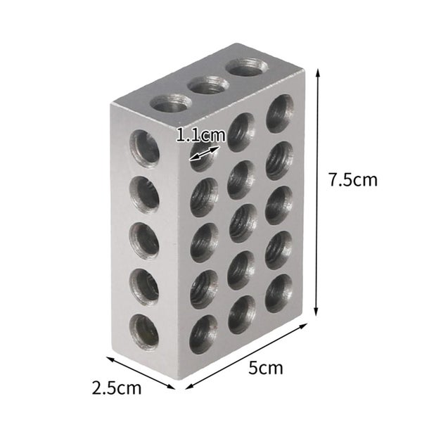 Traderight 123 Block Set 1-2-3 Blocks 23 Holes Machinist Woodworking Workshop X2 Carousel 10