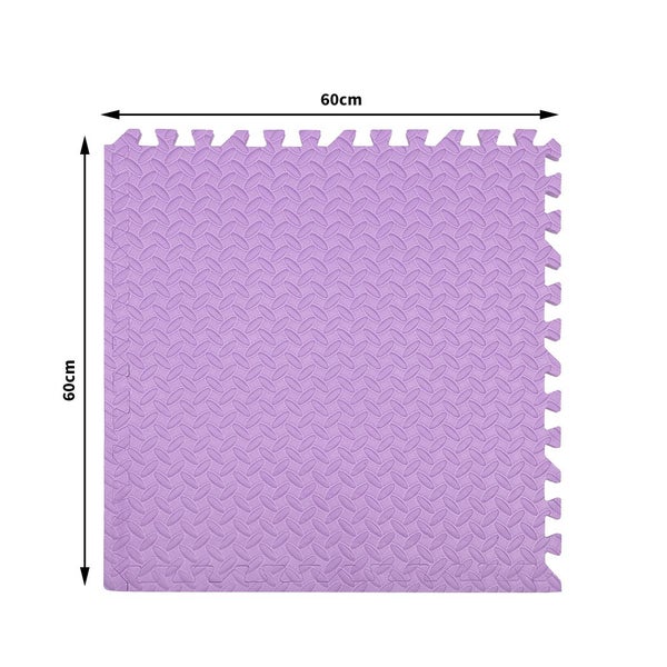 Bopeep EVA Foam Kids Play Mat Floor Kid Crawling Interlocking Home Purple 60x60 Carousel 2