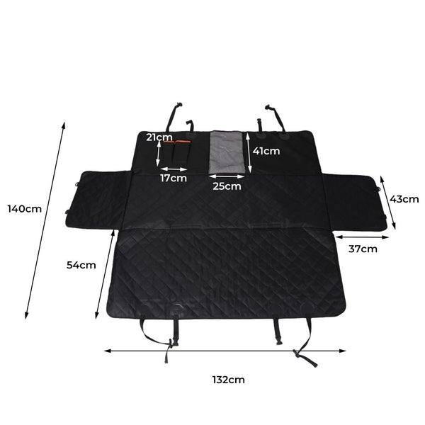 Pawz Pet Car Back Seat Cover Dog Waterproof Protector Hammock Nonslip Travel Mat Carousel 10