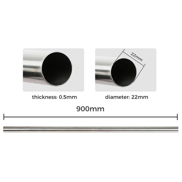 Marlow Steel Curtain Rod Quiet Rail Pole Extendable Adjustable Satin Nickel Carousel 10