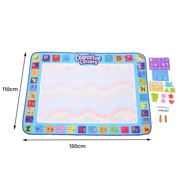 Kids Drawing Mat Aqua Doodle Board Painting Writing Classic Educational Toy Carousel 10
