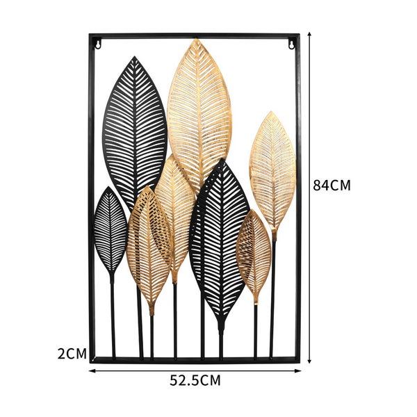 Large Metal Wall Art Leaf Tree Of Life Hanging Home Decor Sculpture Garden Carousel 8