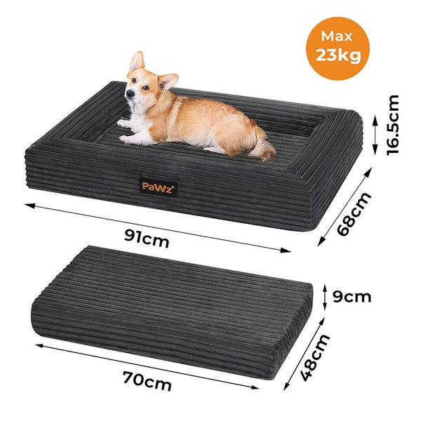 Pawz Pet Dog Calming Bed Egg Foam Orthopedic Sofa Mattress Waterproof Washable L Carousel 10