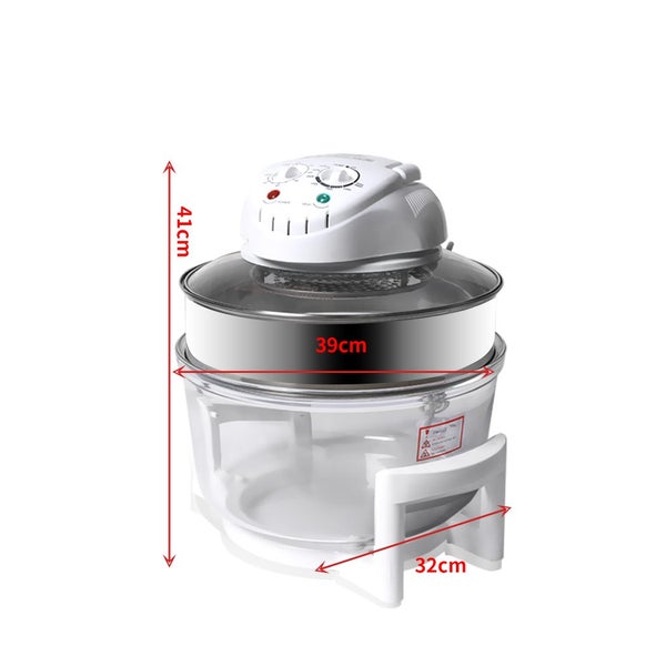 Spector Air Fryer Electric Convection Oven Accessories Healthy Cooker 17L Carousel 10