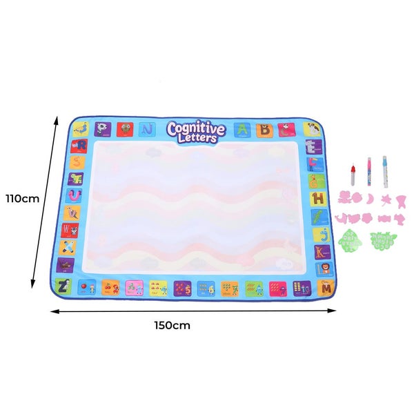 Kids Drawing Mat Aqua Doodle Board Water Painting Writing Magic Educational Toy Carousel 10