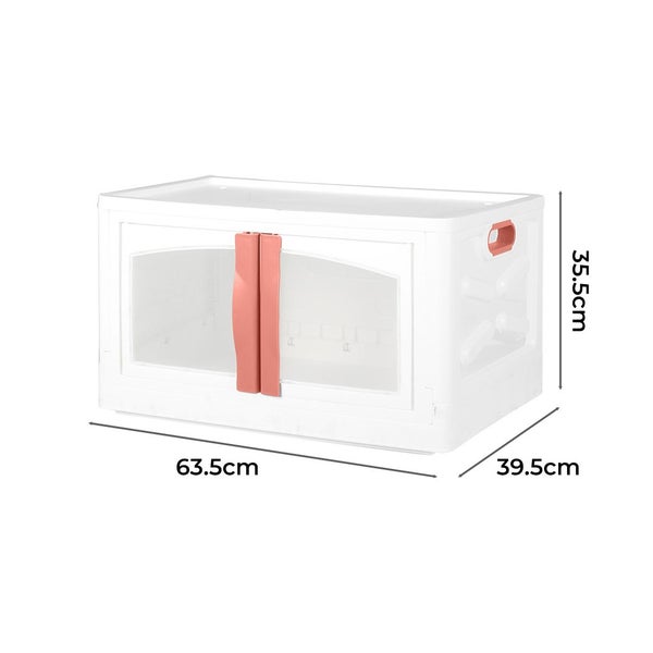 Plastic Storage Containers Stackable Large Clothes Organiser Foldable Toy Boxes Carousel 10