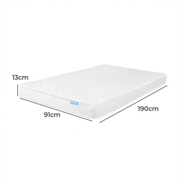 Dreamz Mattress Spring Coil Bonnell Bed Sleep Foam Medium Firm Single 13CM Carousel 10