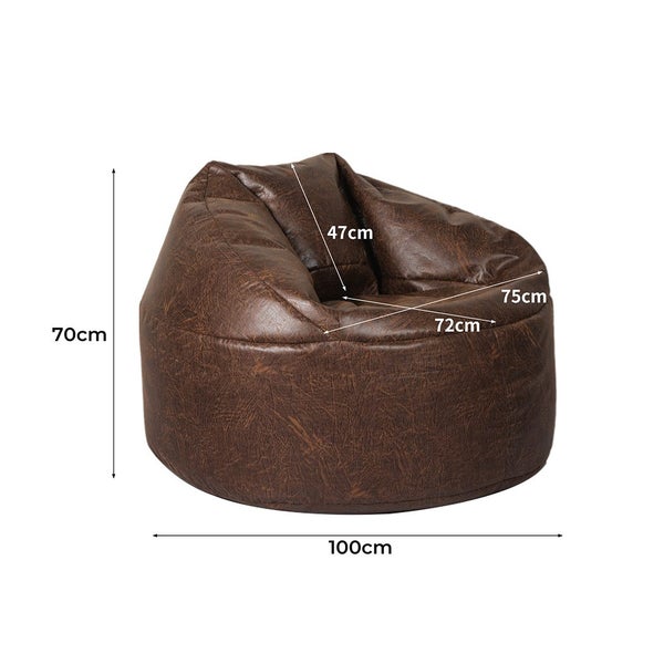 Marlow Bean Bag Chair Cover PU Couch Indoor Home Gaming Loungue Seat Lazy Sofa Carousel 10