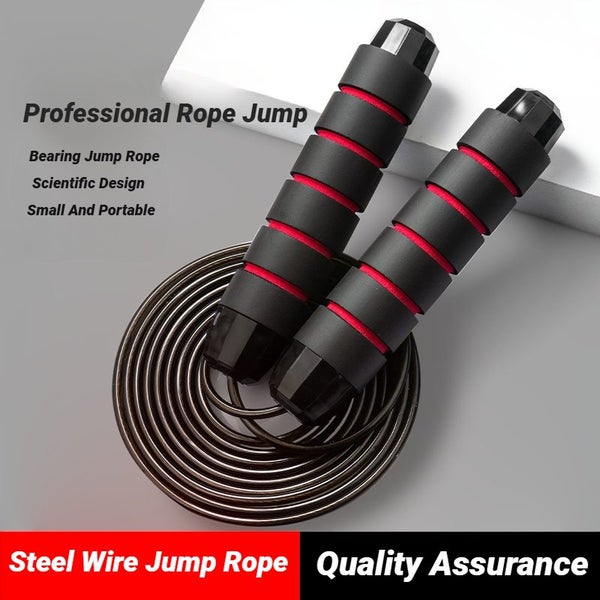 Jump Rope Tangle-Free Rapid Speed Jumping Rope Cable With Ball Bearings For Carousel 1