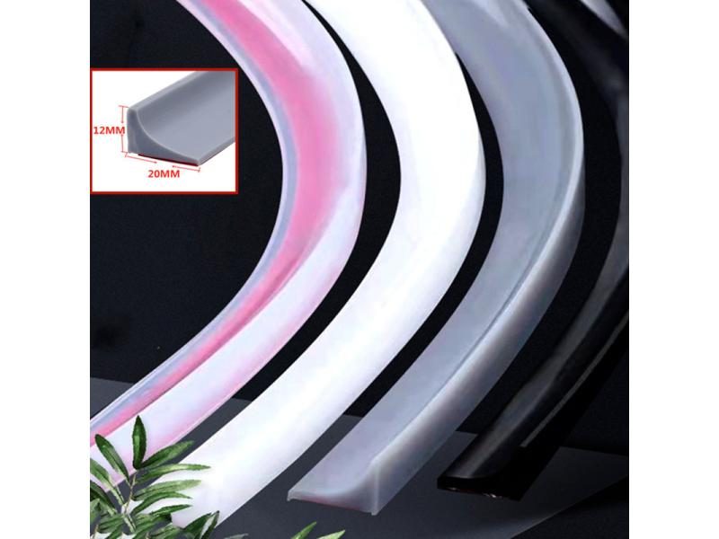 1Pc Multi-size Kitchen Water Retaining Strip Self-adhesive Door Seal Strip Carousel 2