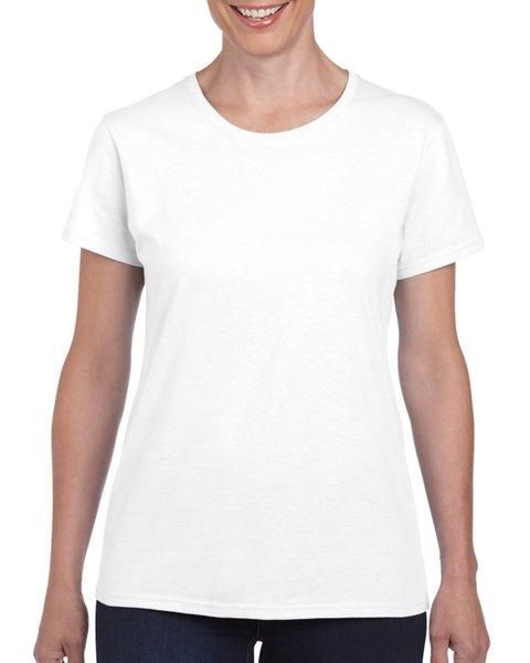 5000L Gildan Heavy Cotton Ladies' T-Shirt (Medium Pink) Carousel 19
