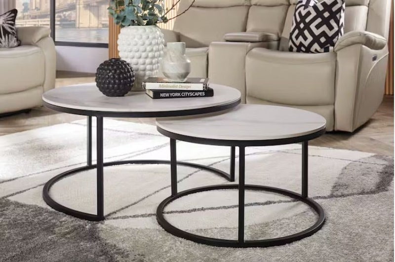 Styak Modern Nested Round Coffee Table Set628638702045471122