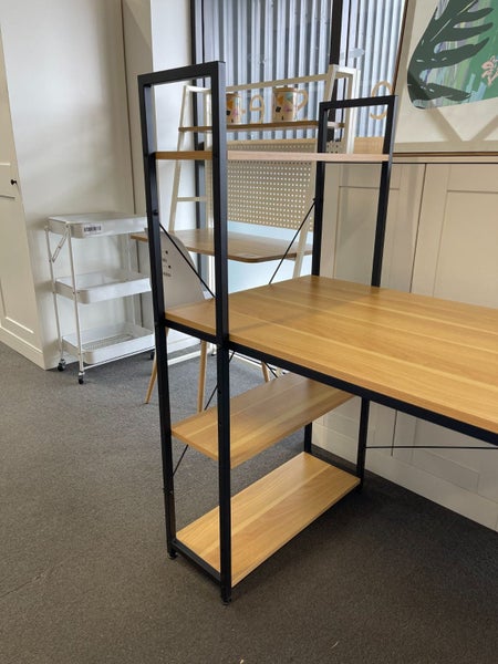 Alives Desk with Shelf (Pine) Carousel 3