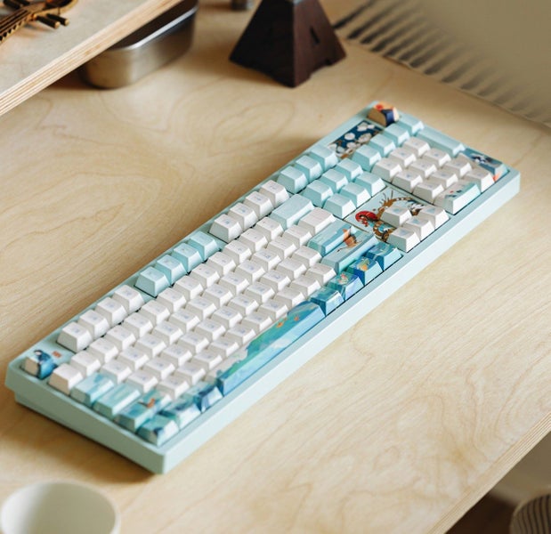 Varmilo VA100 Goddess Luo RGB Hot-Swappable Wireless Mechanical Keyboard - Ka... Carousel 1